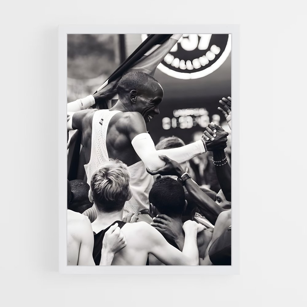 Poster L'Homme au Cœur de la Foule – affiche Athlétisme (vue 3)